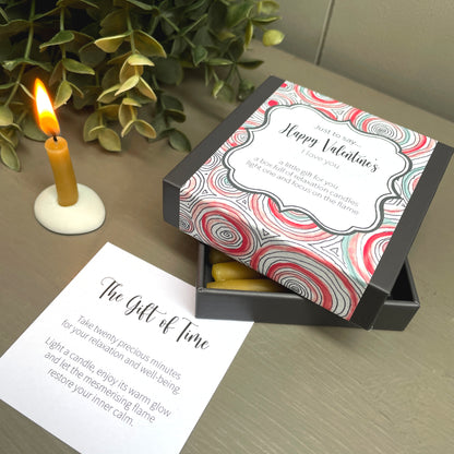Cotton & Grey Just To Say... Happy Valentine's Candles Valentine's Day Gift Idea