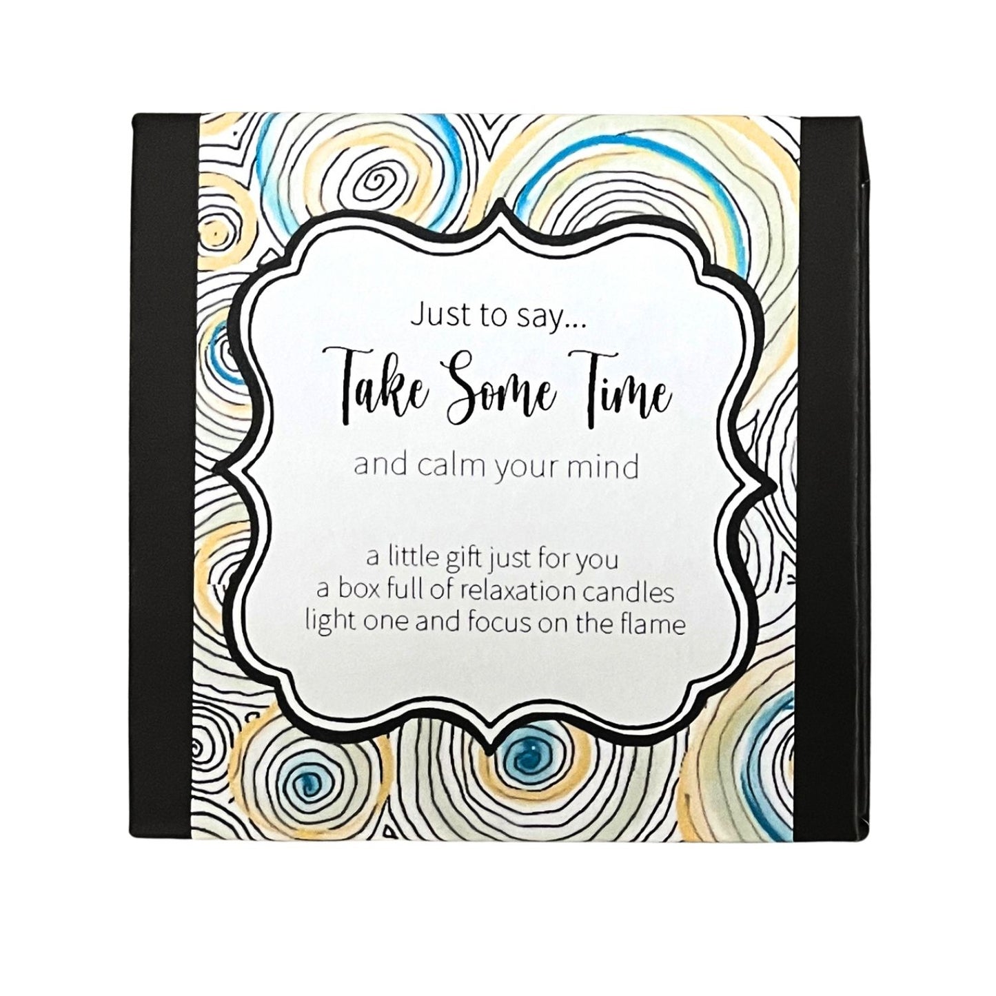 Cotton & Grey Just To Say... Take Some Time Candles Relax & Unwind Gift Idea