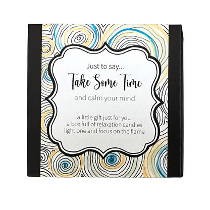 Cotton & Grey Just To Say... Take Some Time Candles Relax & Unwind Gift Idea