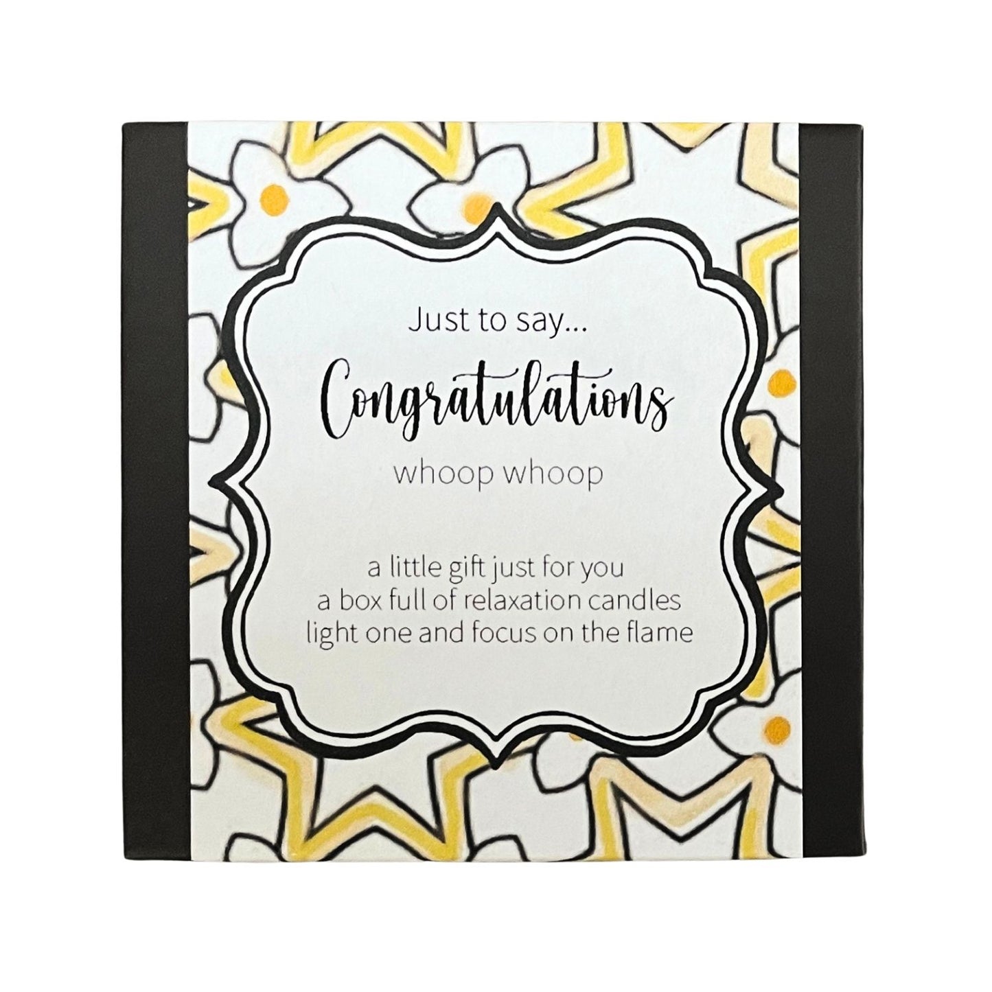 Cotton & Grey Just To Say... Congratulations Candles Beeswax Candle Gift Idea