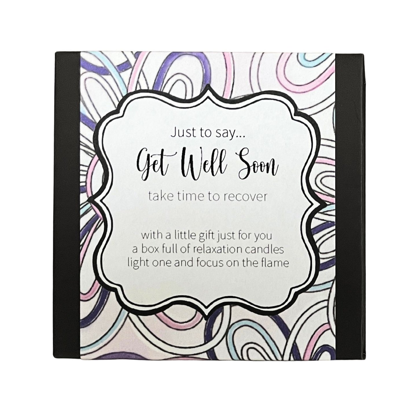 Cotton & Grey Just To Say... Get Well Soon Candles Feel Better Beeswax Gift Idea