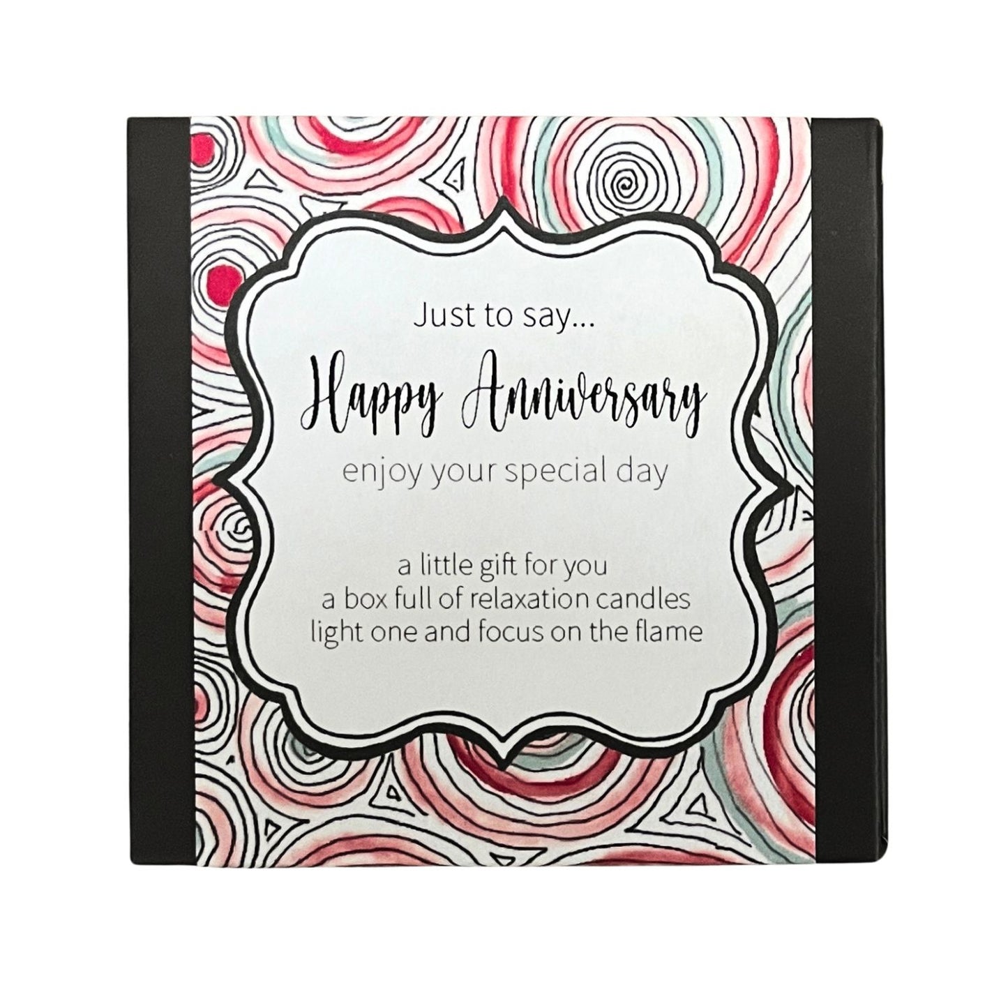 Cotton & Grey Just To Say... Happy Anniversary Candles Beeswax Candle Gift Idea