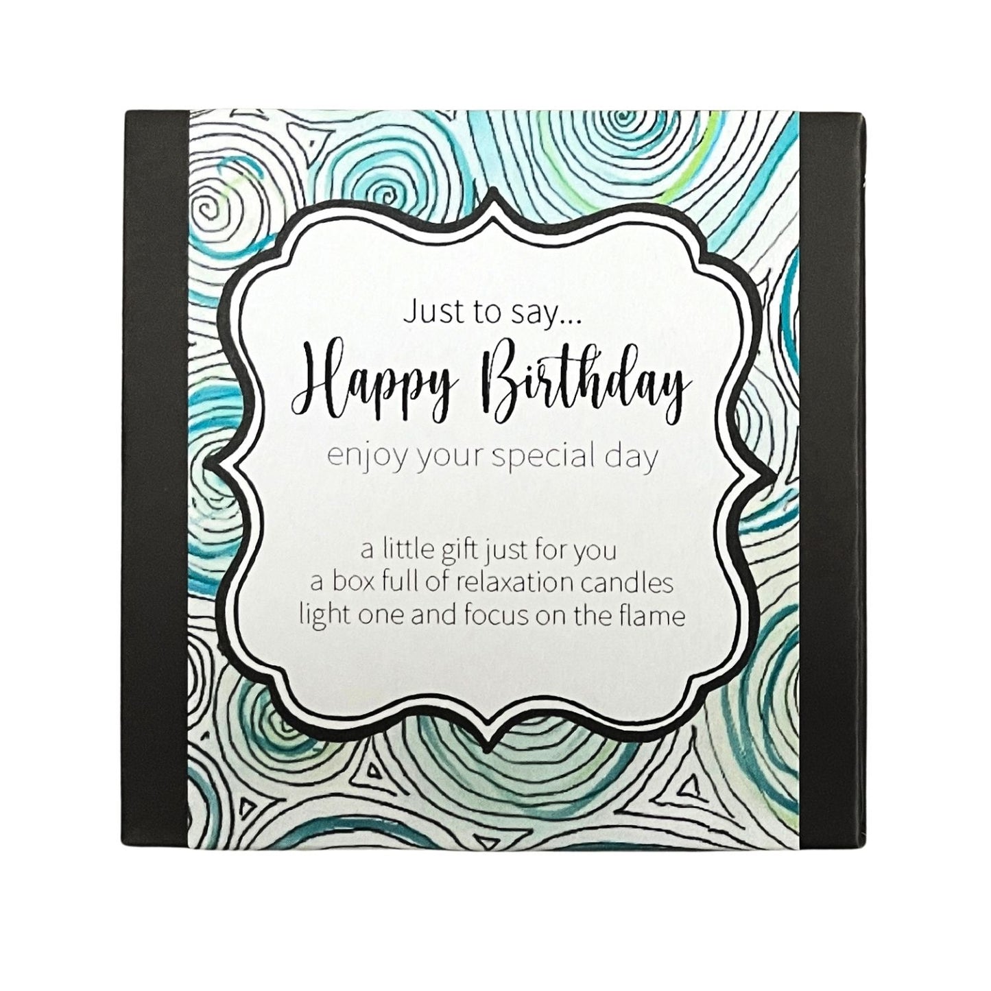 Cotton & Grey Just To Say... Happy Birthday Candles Make a Wish Gift Idea