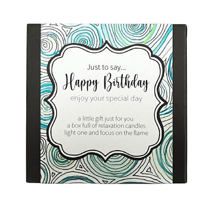 Cotton & Grey Just To Say... Happy Birthday Candles Make a Wish Gift Idea