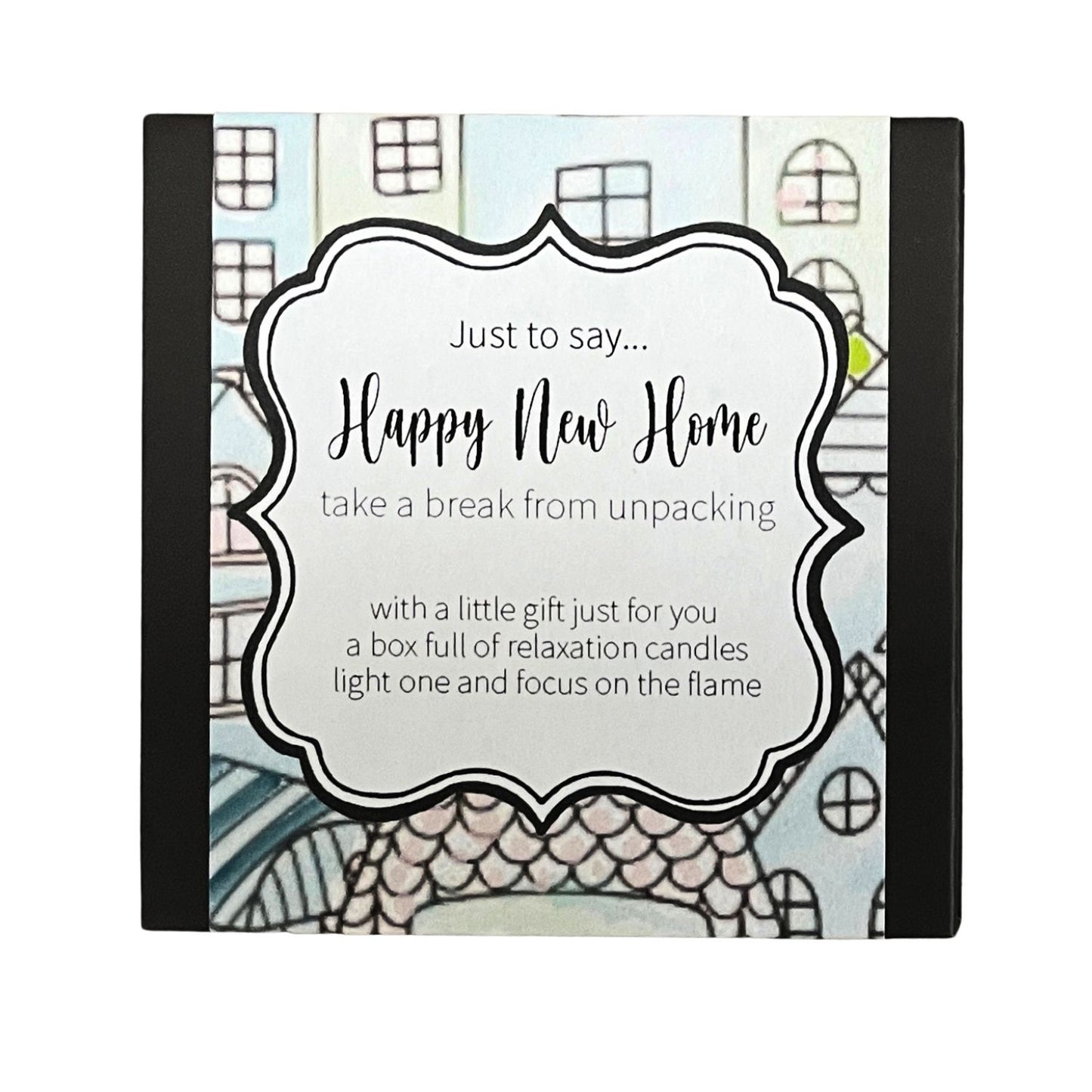 Cotton & Grey Just To Say... Happy New Home Candles Housewarming Gift Idea