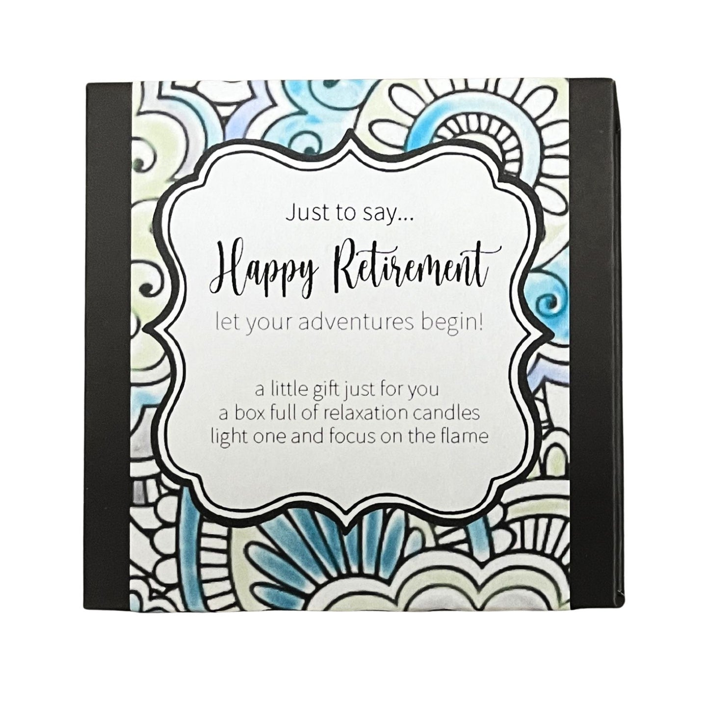 Cotton & Grey Just To Say... Happy Retirement Candles Leaving Gift Idea