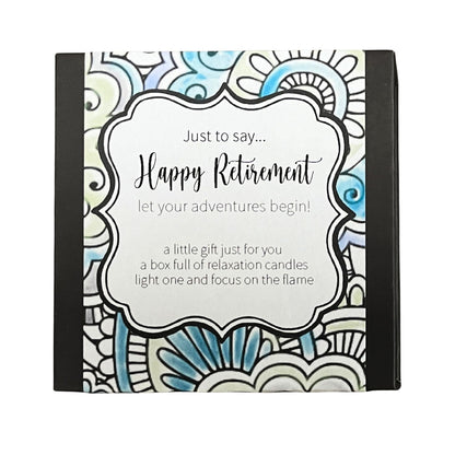 Cotton & Grey Just To Say... Happy Retirement Candles Leaving Gift Idea