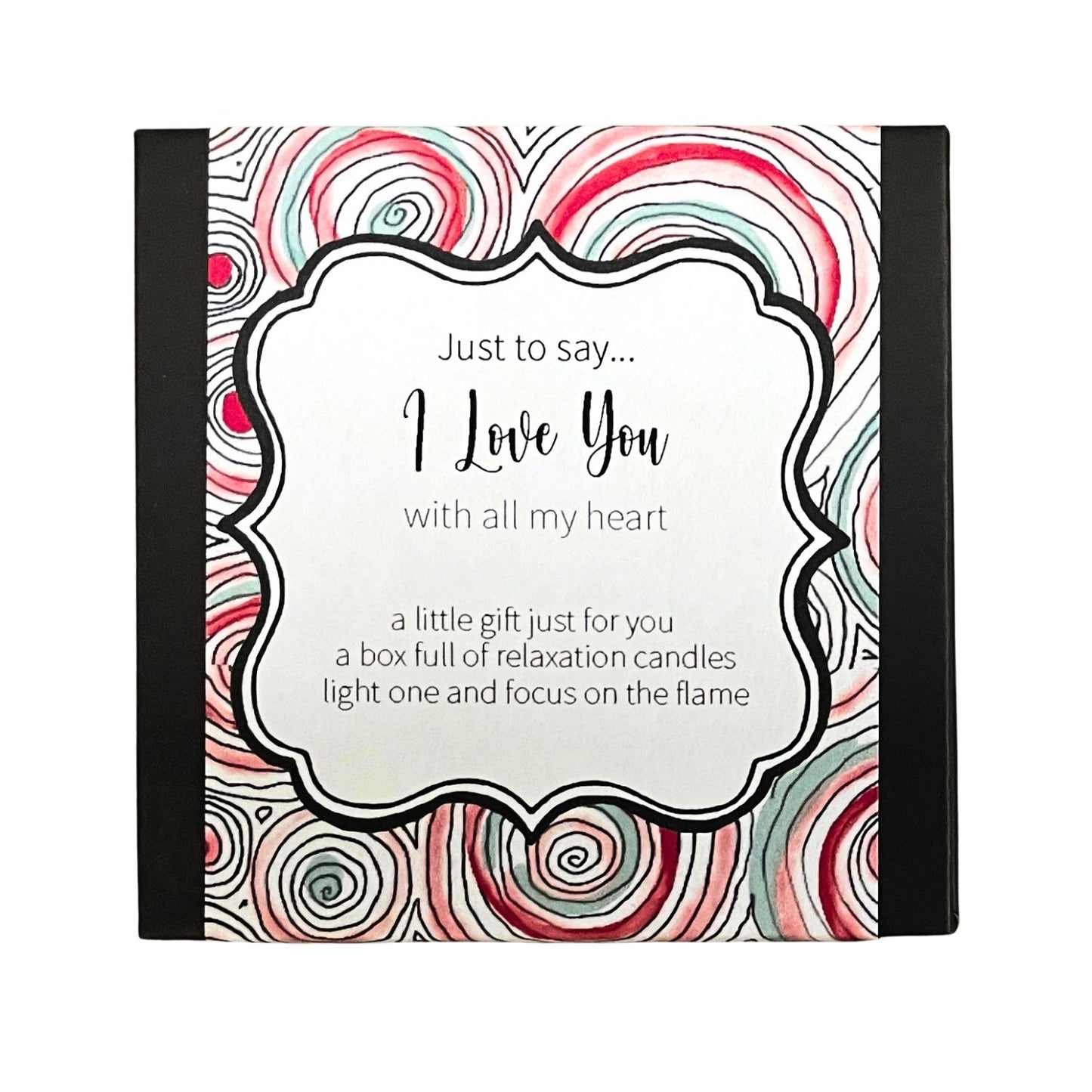 Cotton & Grey Just To Say... I Love You Candles Love Lights Candle Gift Idea
