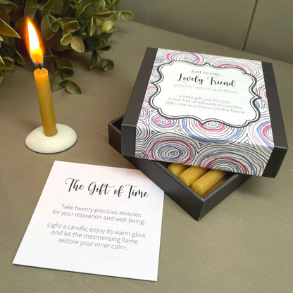 Cotton & Grey Just To Say... Lovely Friend Candles Friendship Candle Gift Idea