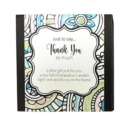 Cotton & Grey Just To Say... Thank You Candles Grateful Candles Candle Gift Idea