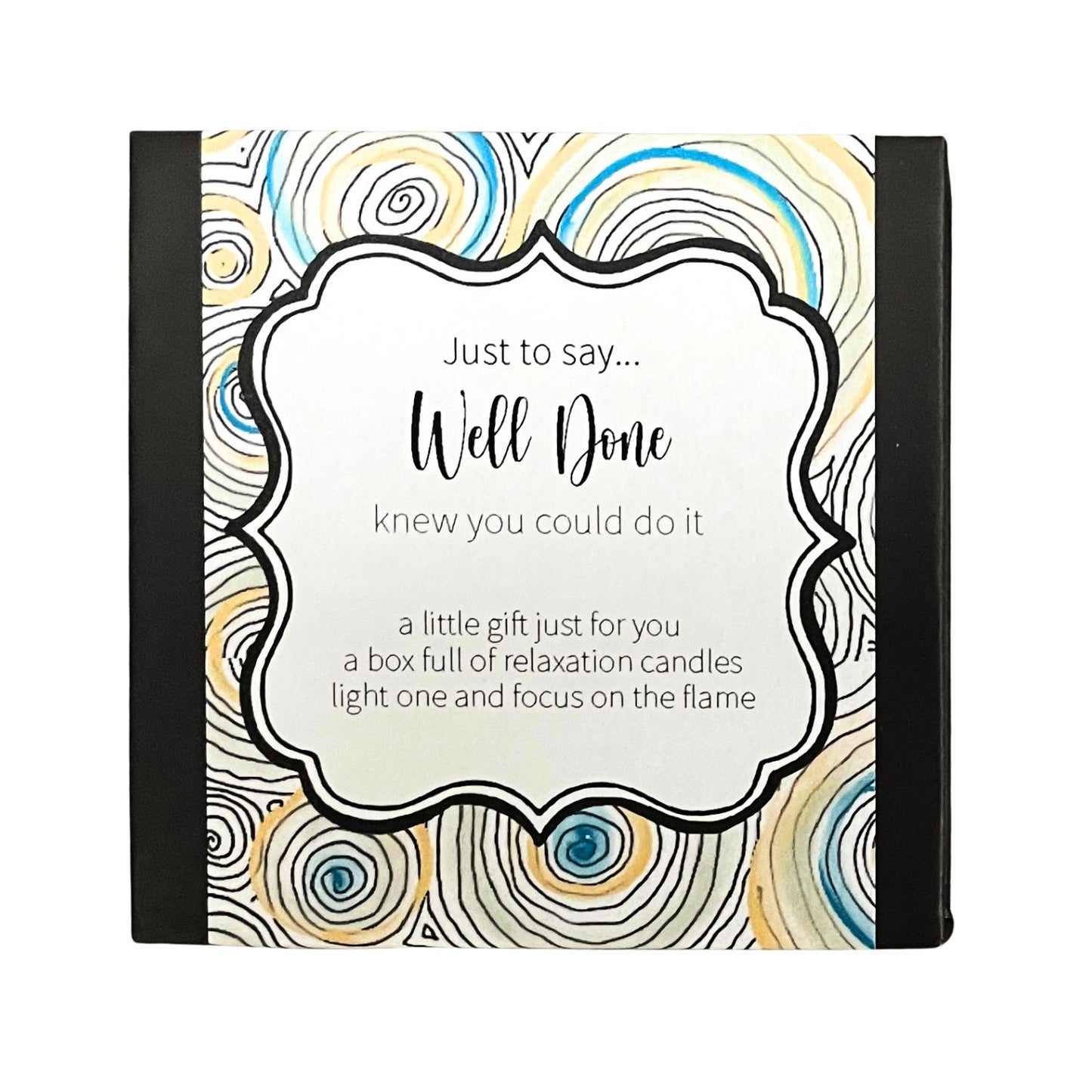 Cotton & Grey Just To Say... Well Done Candles Achievement Congratulations Gift