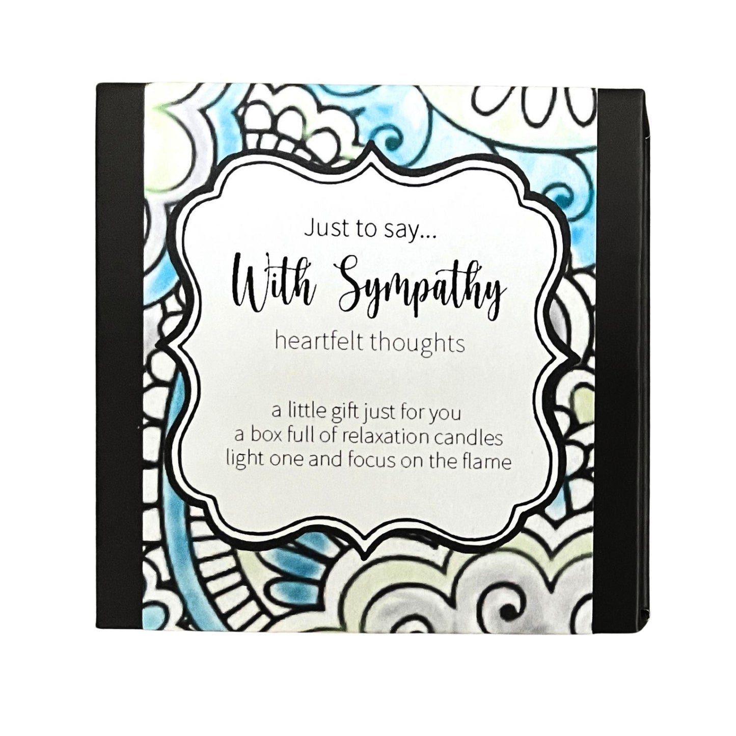 Cotton & Grey Just To Say... With Sympathy Candles Sending Sympathy  Candle Gift