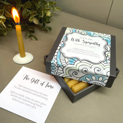 Cotton & Grey Just To Say... With Sympathy Candles Sending Sympathy  Candle Gift