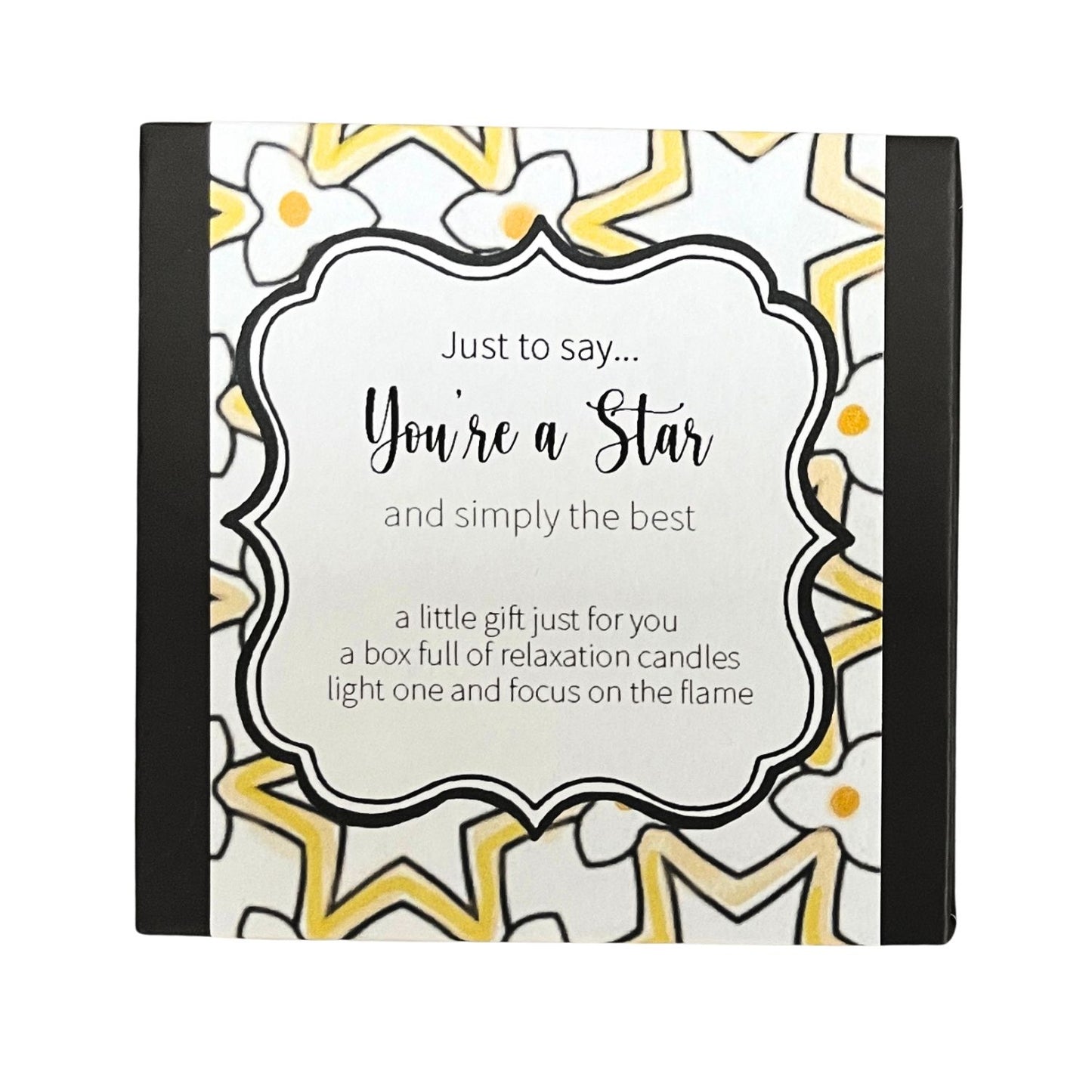 Cotton & Grey Just To Say... You're A Star Candles Magical Flames Candle Gift