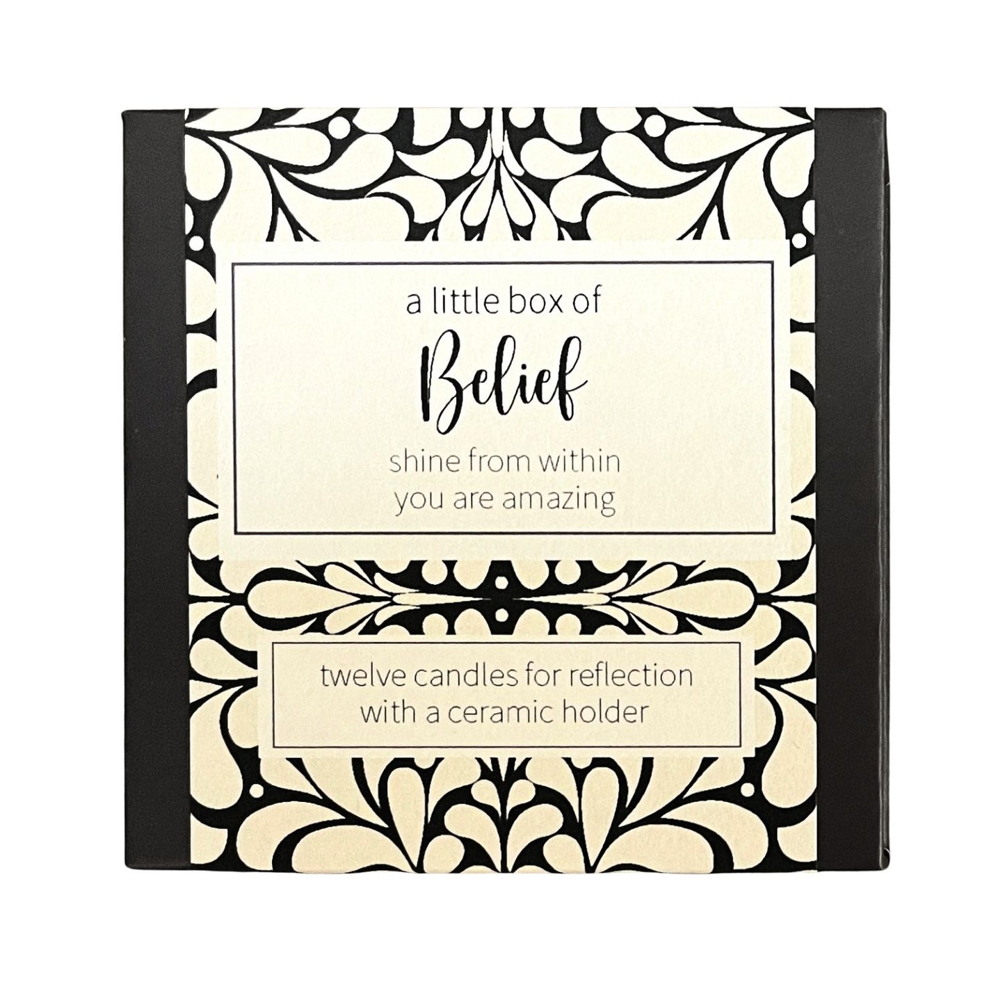 Cotton & Grey A Little Box Of Belief Candles Dream Big Good Luck Candle Gift