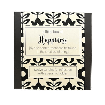 Cotton & Grey A Little Box Of Happiness Candles Beaming Bliss Candle Gift Idea