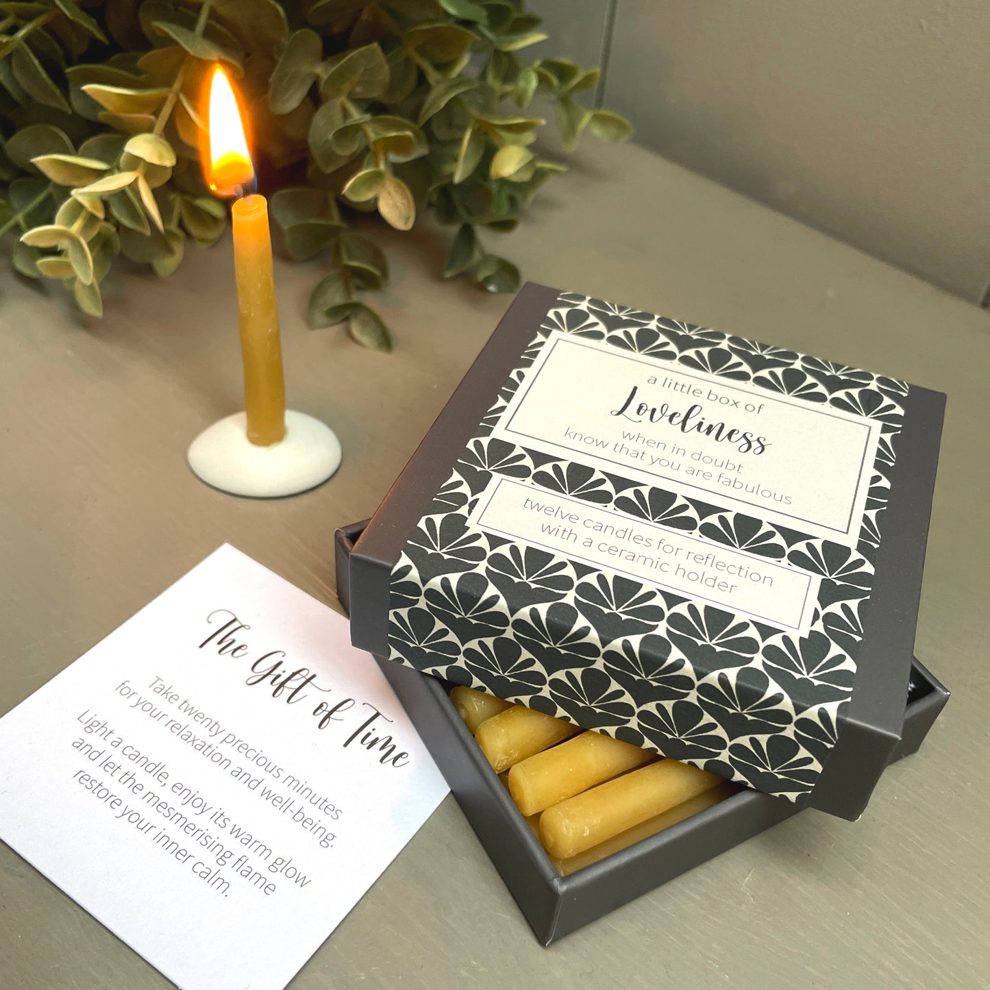 Cotton & Grey A Little Box Of Loveliness Candles Love Lights Candle Gift Idea