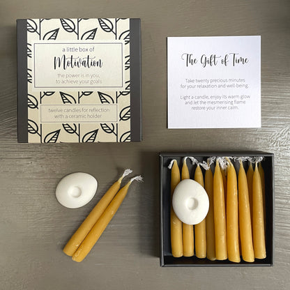 Cotton & Grey A Little Box Of Motivation Candles Goal Getter Good Luck Gift Idea