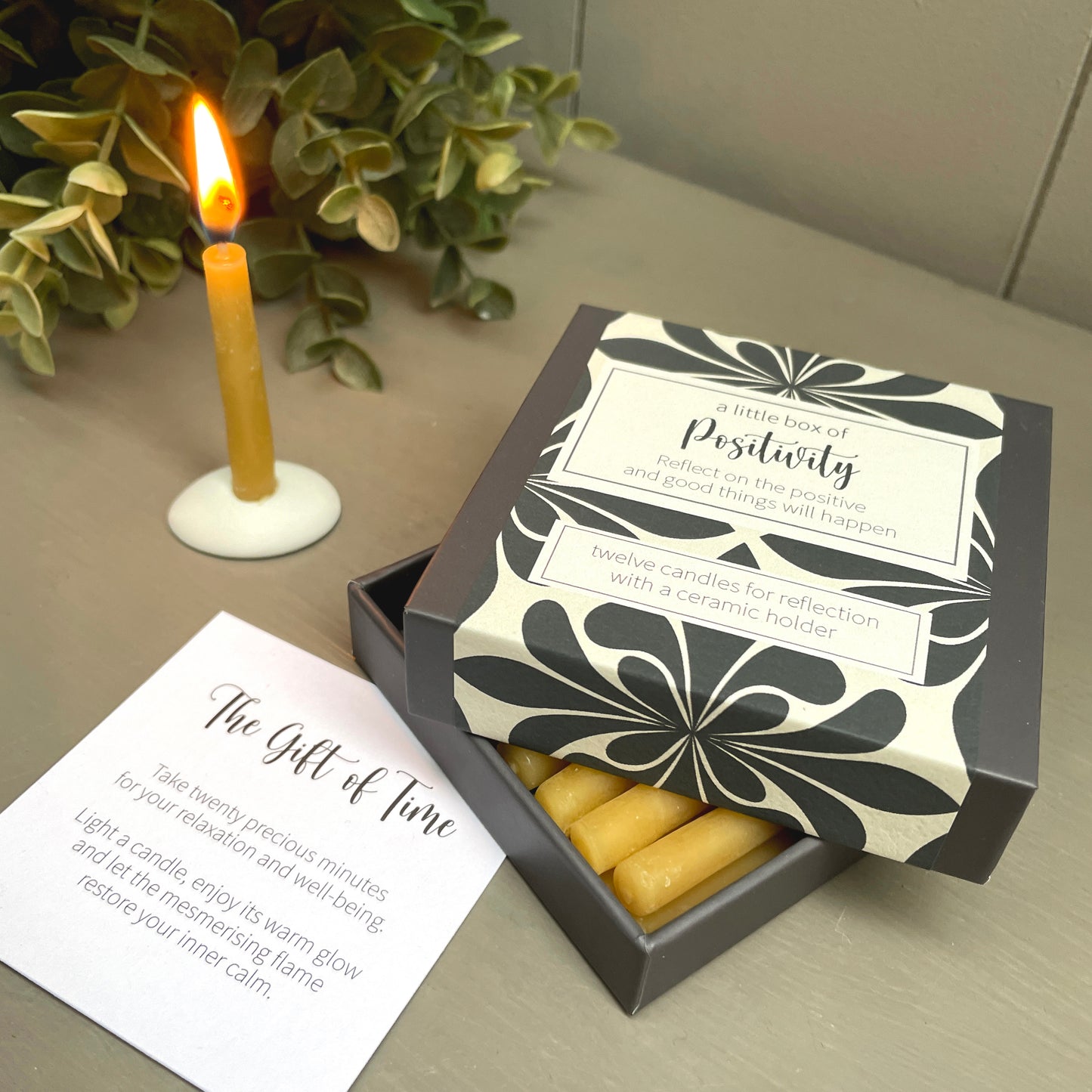 Cotton & Grey A Little Box Of Positivity Candles All Good Candle Gift Idea