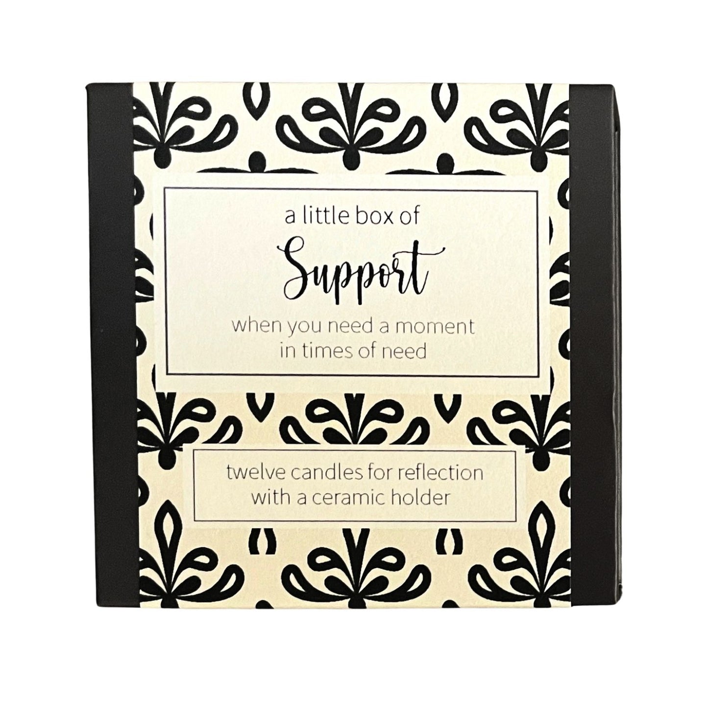 Cotton & Grey A Little Box Of Support Candles Forever Flame Candle Gift Idea