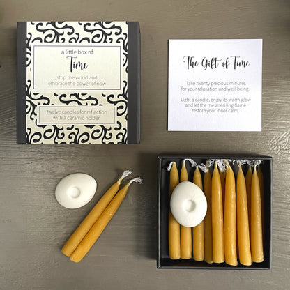 Cotton & Grey A Little Box Of Time Candles Self-Love Candle Gift Idea