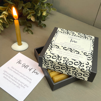 Cotton & Grey A Little Box Of Time Candles Self-Love Candle Gift Idea