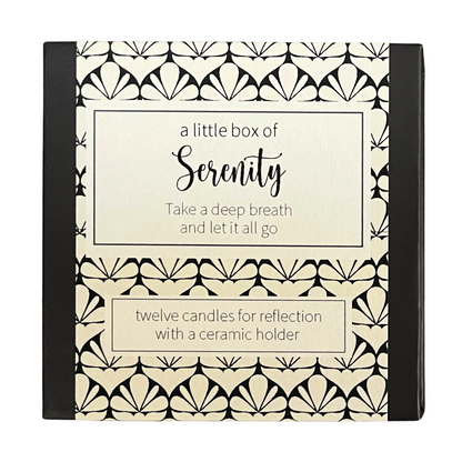 Cotton & Grey A Little Box Of Serenity Candles Find Serenity Candle Gift Idea