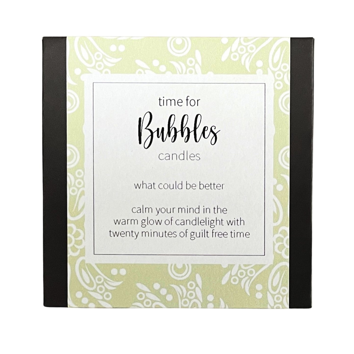 Cotton & Grey Time For Bubbles Candles Bath Bliss Candle Gift Idea