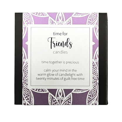 Cotton & Grey Time For Friends Candles Bonding Flames Beeswax Candle Gift Idea