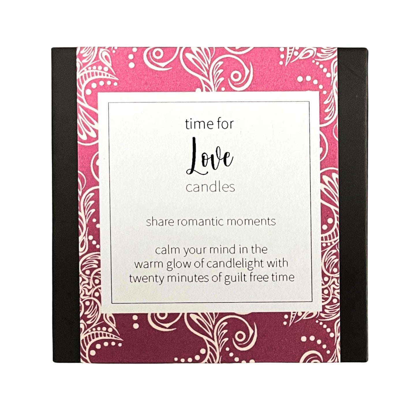 Cotton & Grey Time For Love Candles Bonding Flames Beeswax Candle Gift Idea