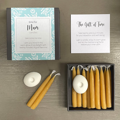 Cotton & Grey Time For Mum Candles Mum's Escape Beeswax Candle Gift Idea