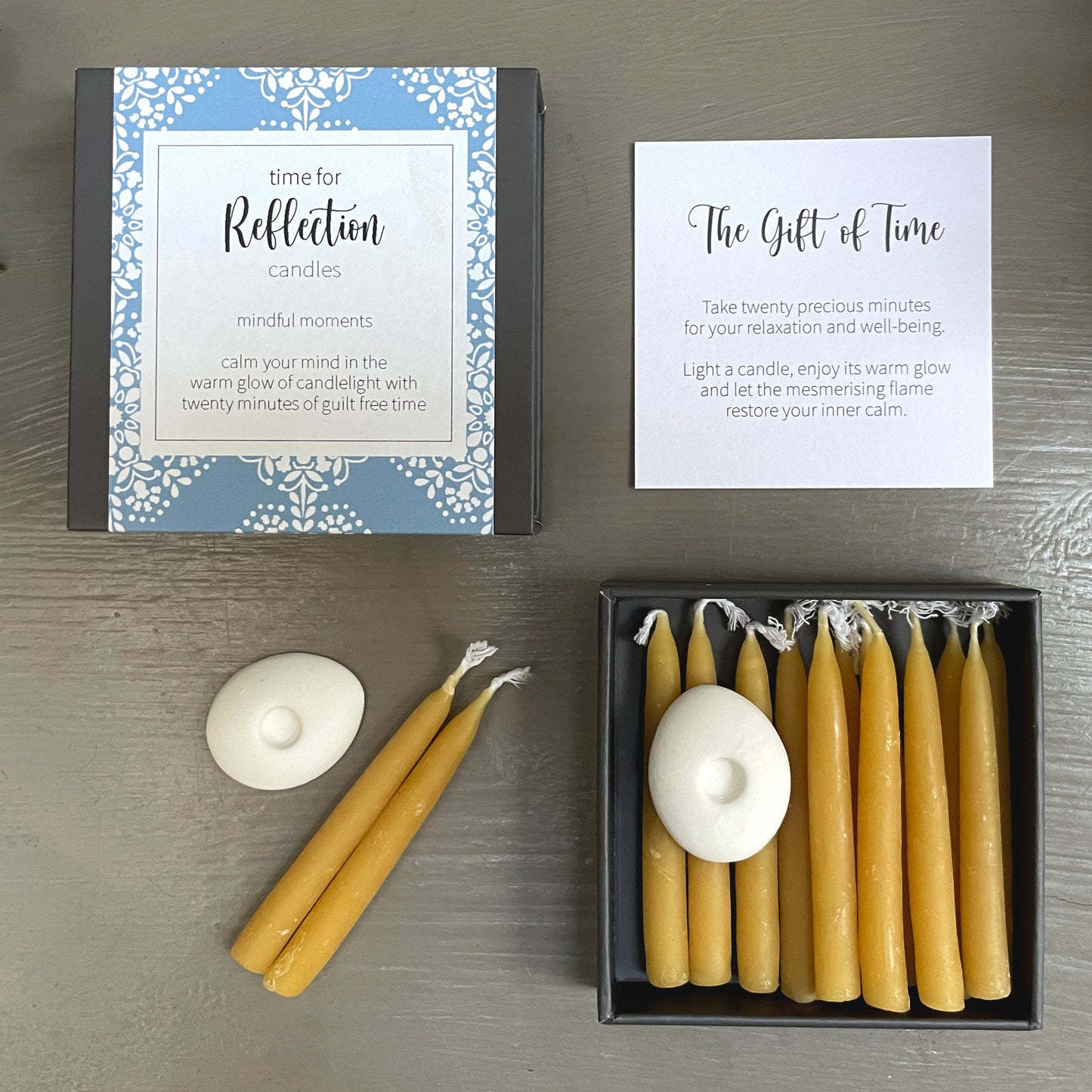 Cotton & Grey Time For Reflection Candles Reflect Away Candle Gift Idea