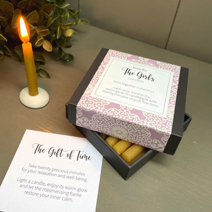 Cotton & Grey Time For The Girls Candles Beeswax Candle Gift Idea