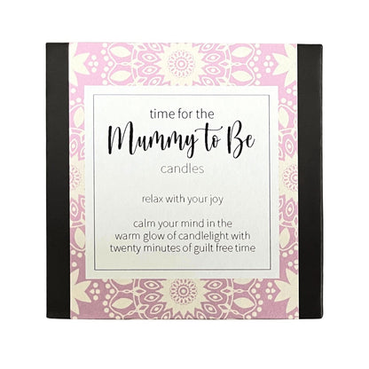 Cotton & Grey Time For Mummy To Be Candles Beeswax Candle Gift Idea