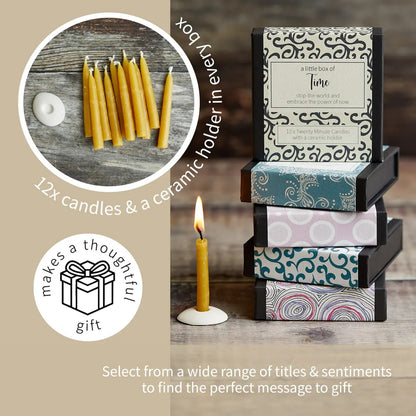 Cotton & Grey Christmas Candles Take Time Out Mindful Christmas Gift Idea
