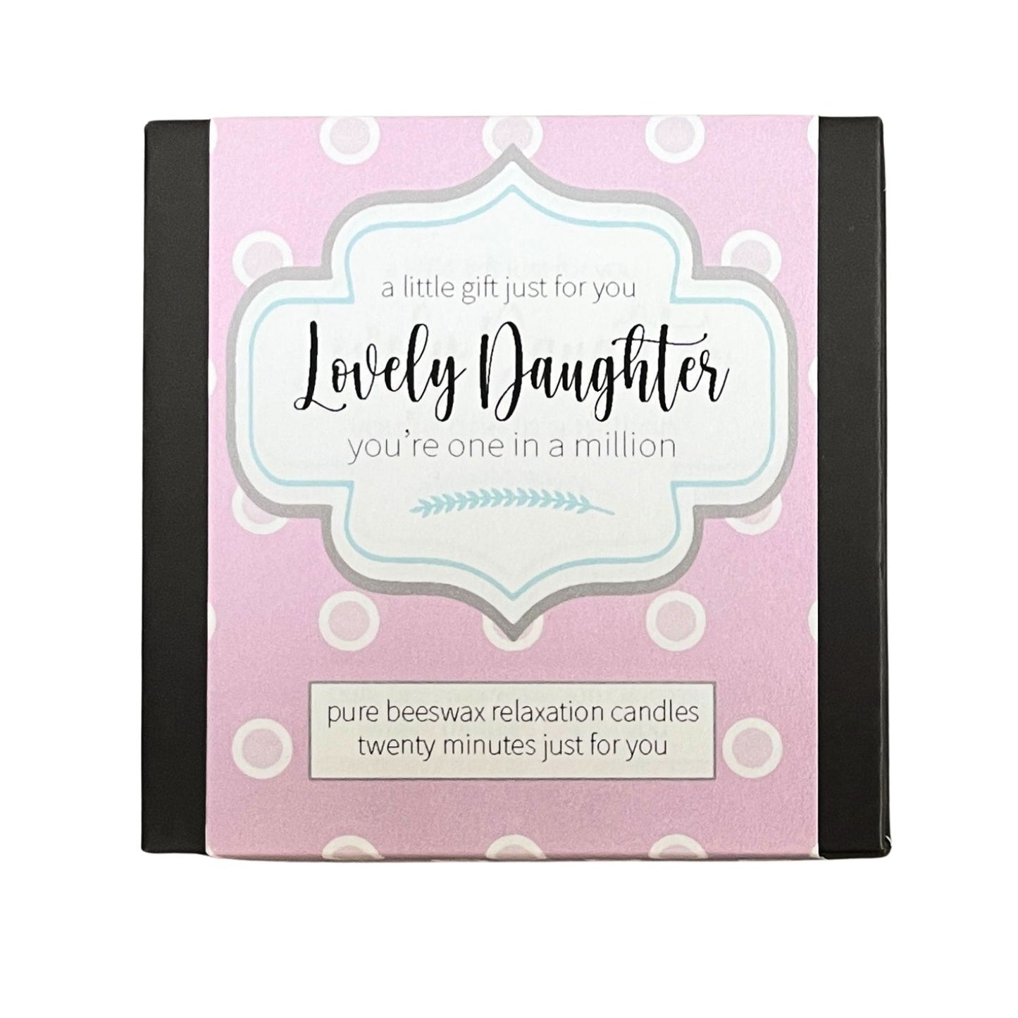 Cotton & Grey Lovely Daughter Candles Beeswax Candle Gift Idea