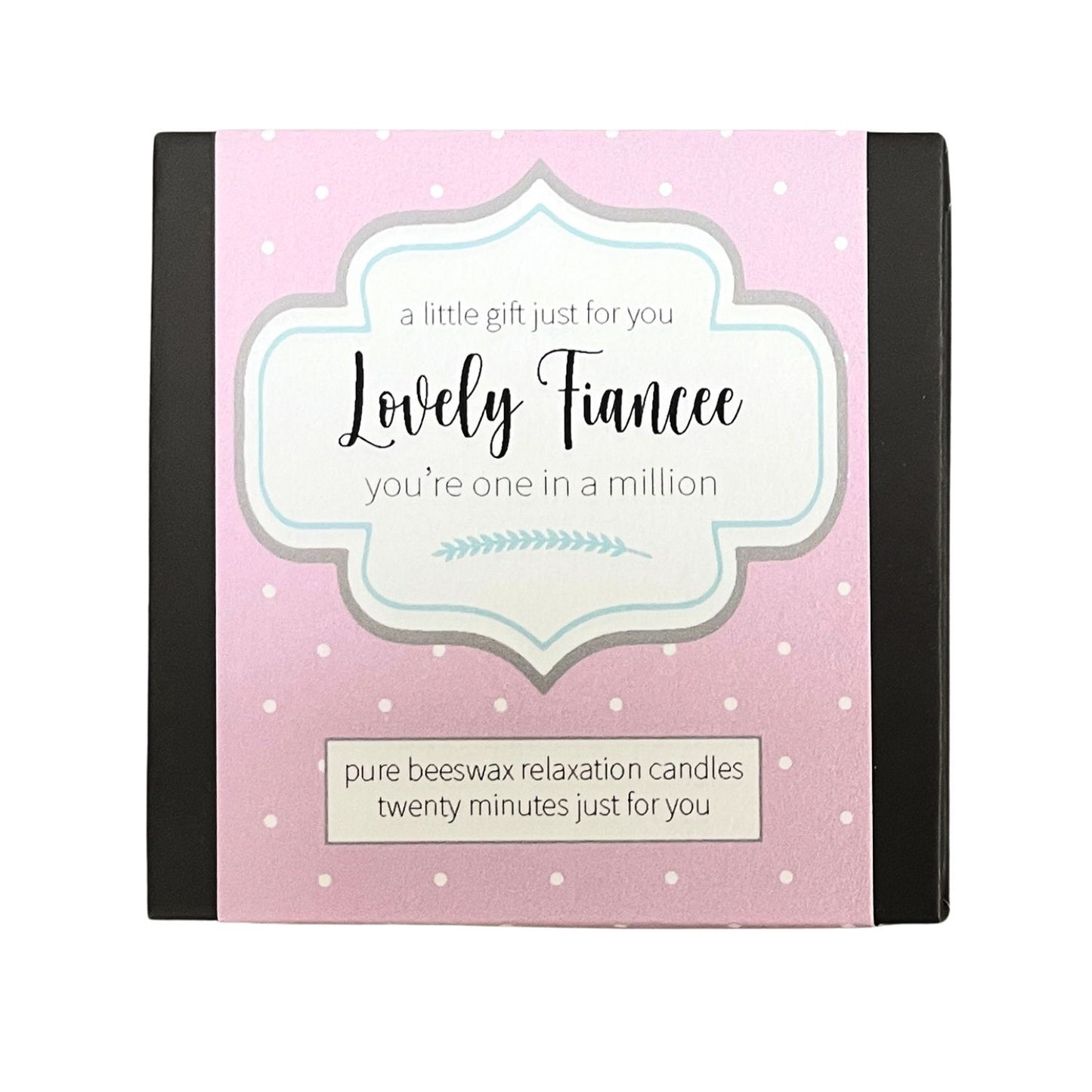 Cotton & Grey Lovely Fiancée Candles Beeswax Candle Gift Idea