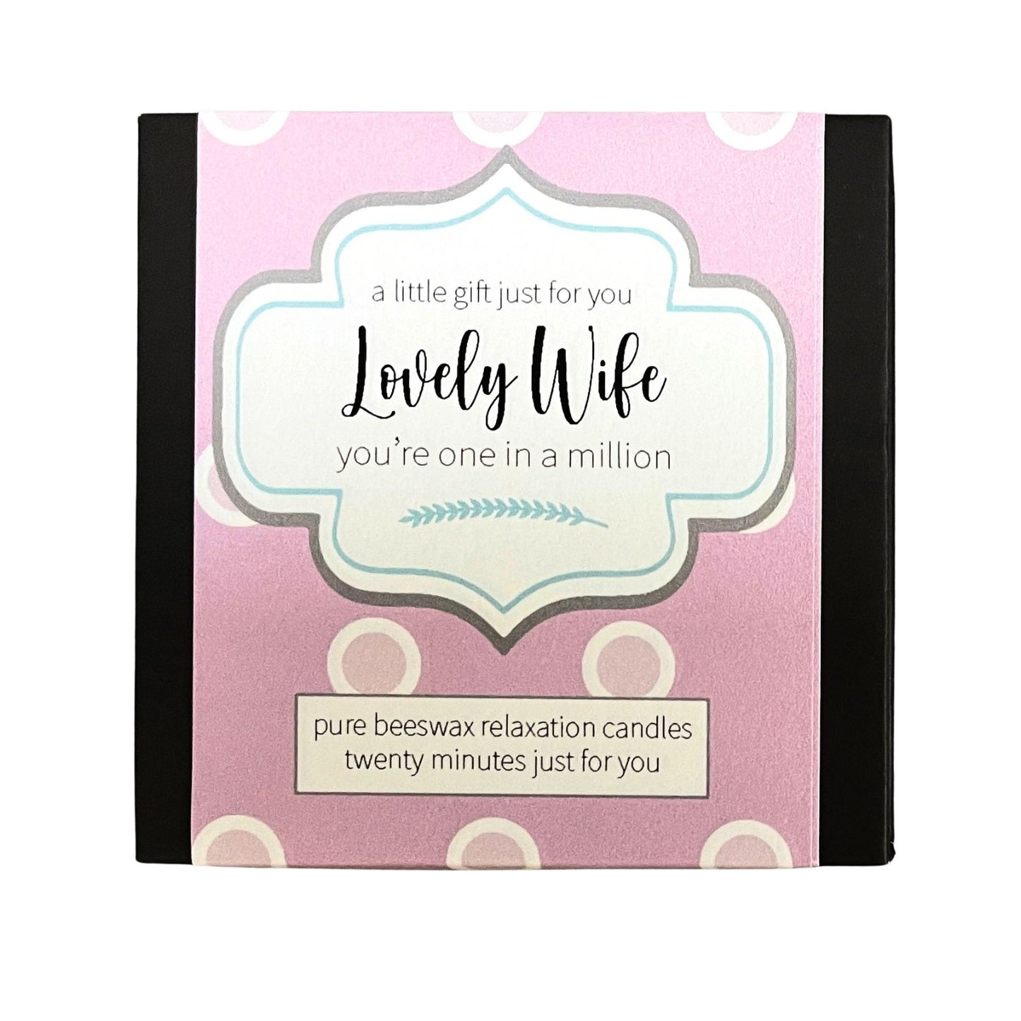 Cotton & Grey Lovely Wife Candles Beeswax Candle Gift Idea