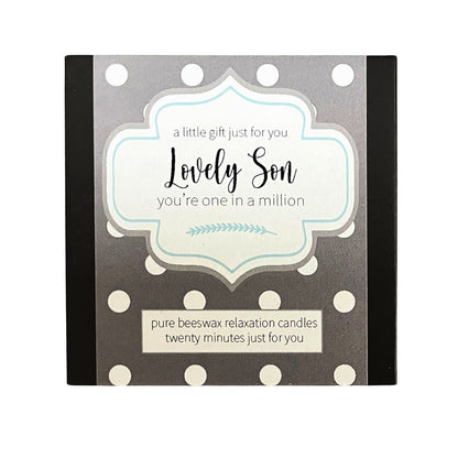 Cotton & Grey Lovely Son Candles Beeswax Candle Gift Idea
