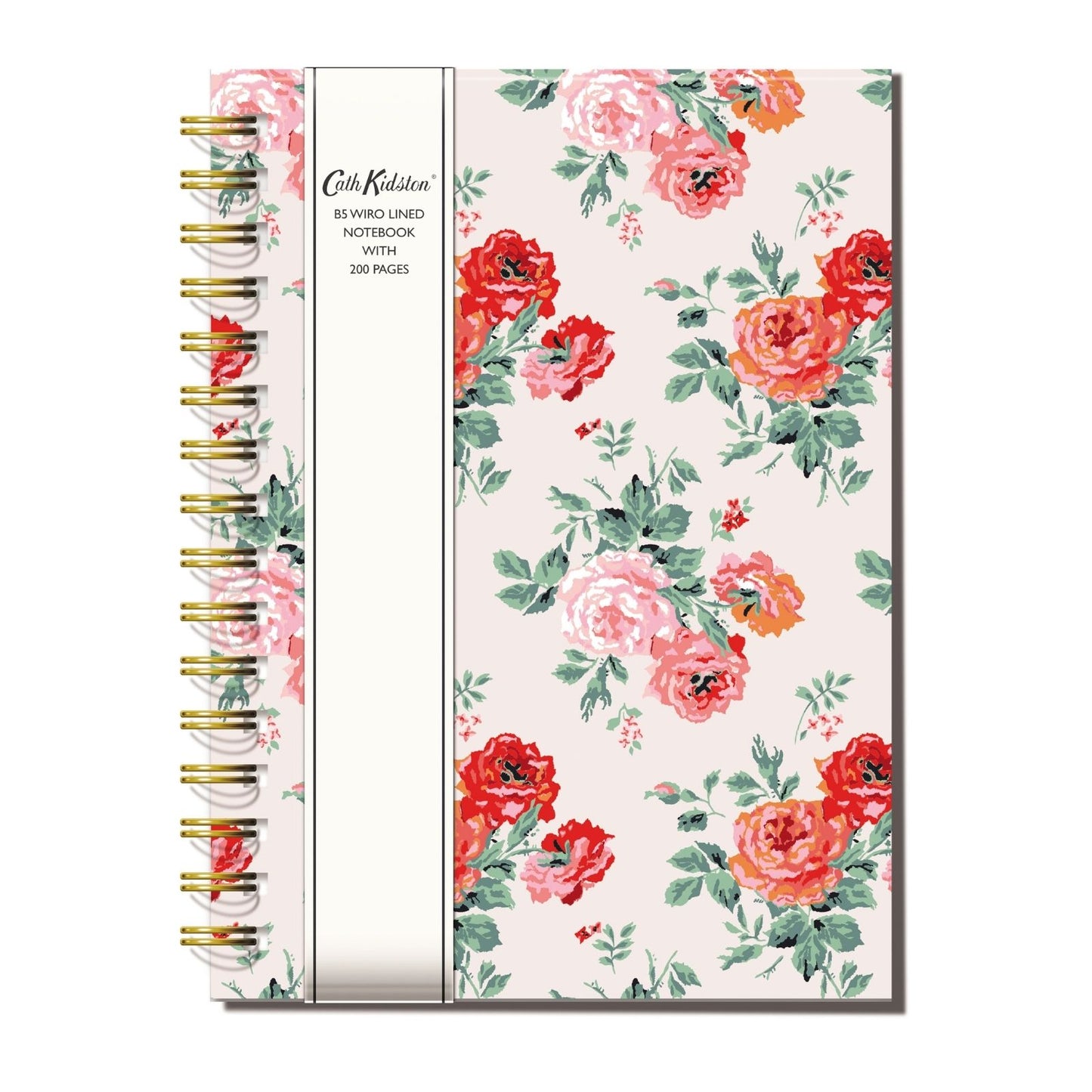 Cath Kidston Stationery Hardback Notebook B5 Wire-Bound Lined Floral Gift Idea