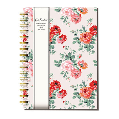 Cath Kidston Stationery Hardback Notebook B5 Wire-Bound Lined Floral Gift Idea