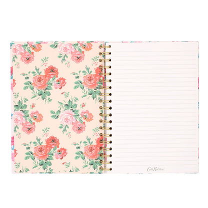 Cath Kidston Stationery Hardback Notebook B5 Wire-Bound Lined Floral Gift Idea