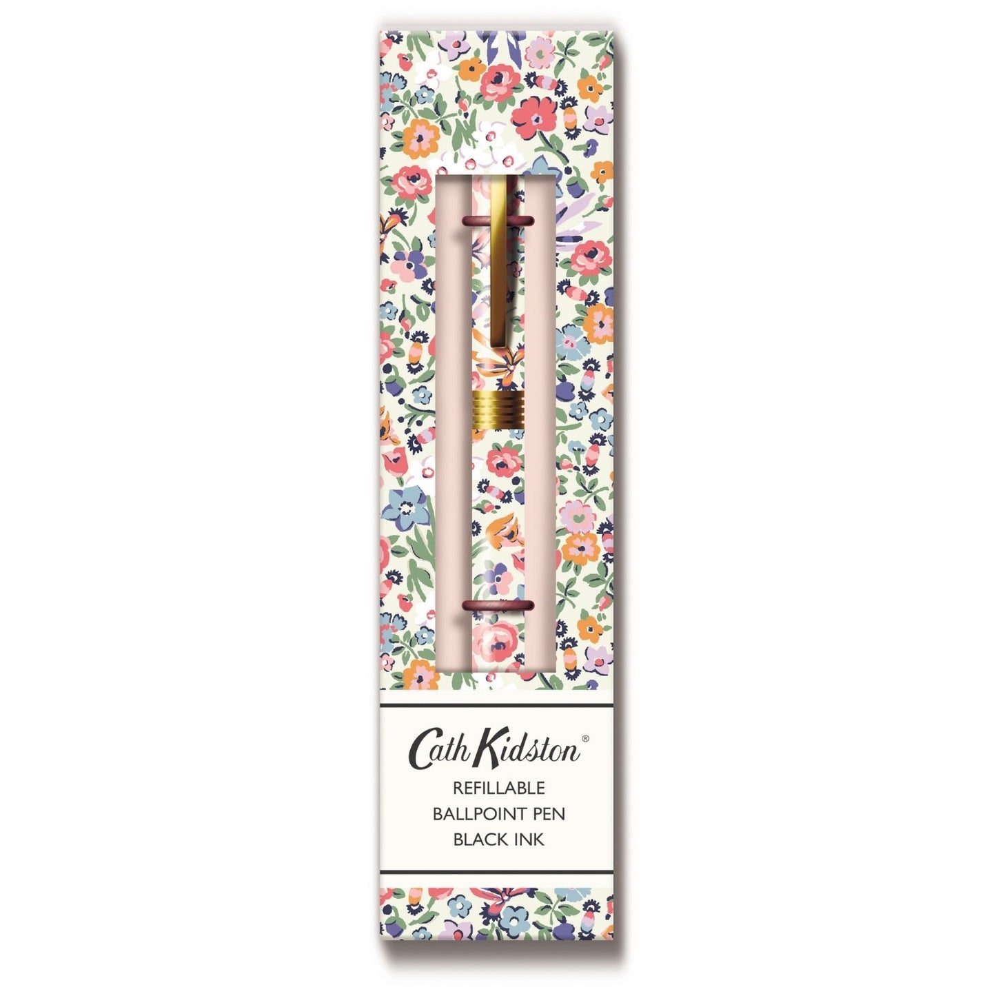 Cath Kidston Stationery Pen Refillable Floral Ballpoint In Gift Box Gift Idea