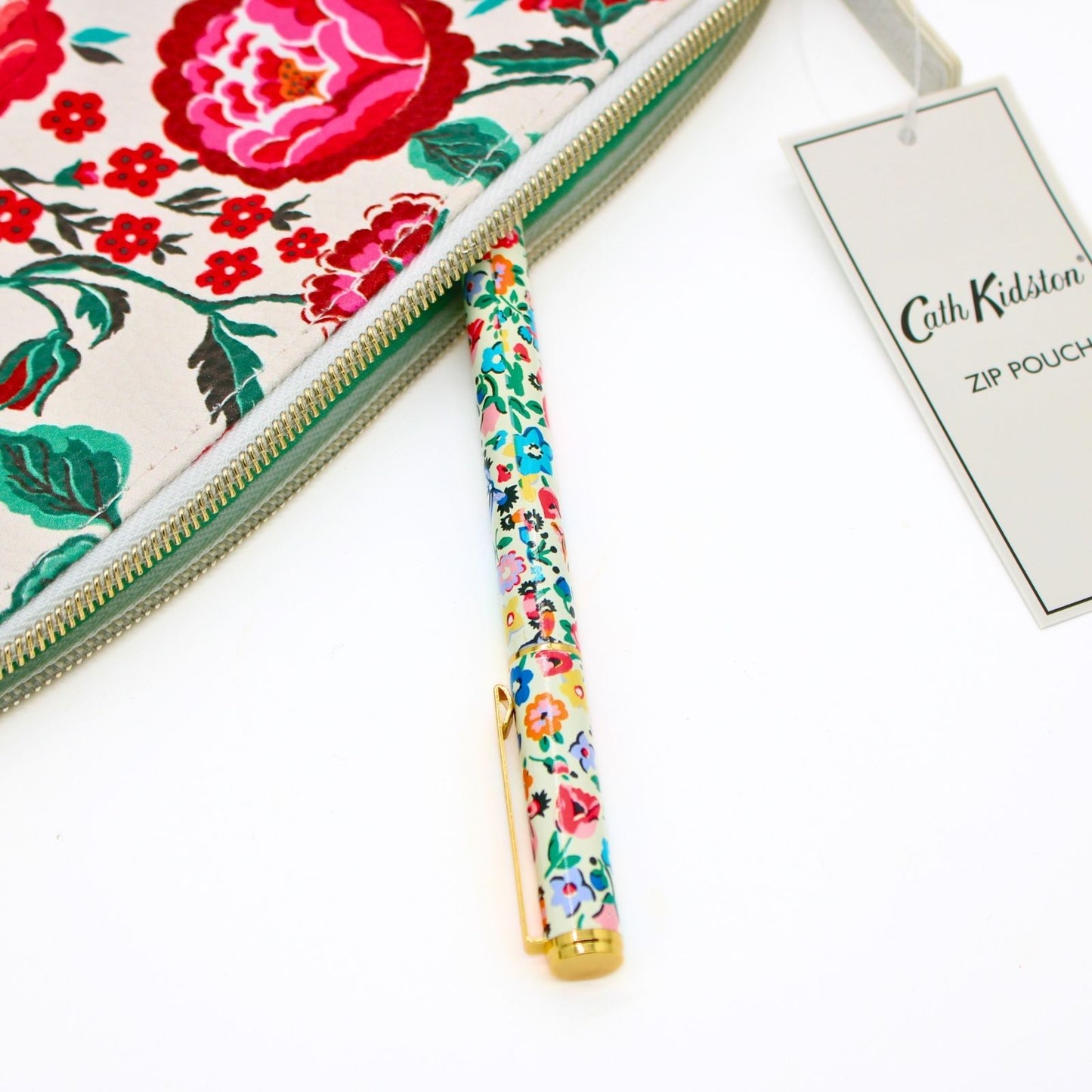 Cath Kidston Stationery Pen Refillable Floral Ballpoint In Gift Box Gift Idea