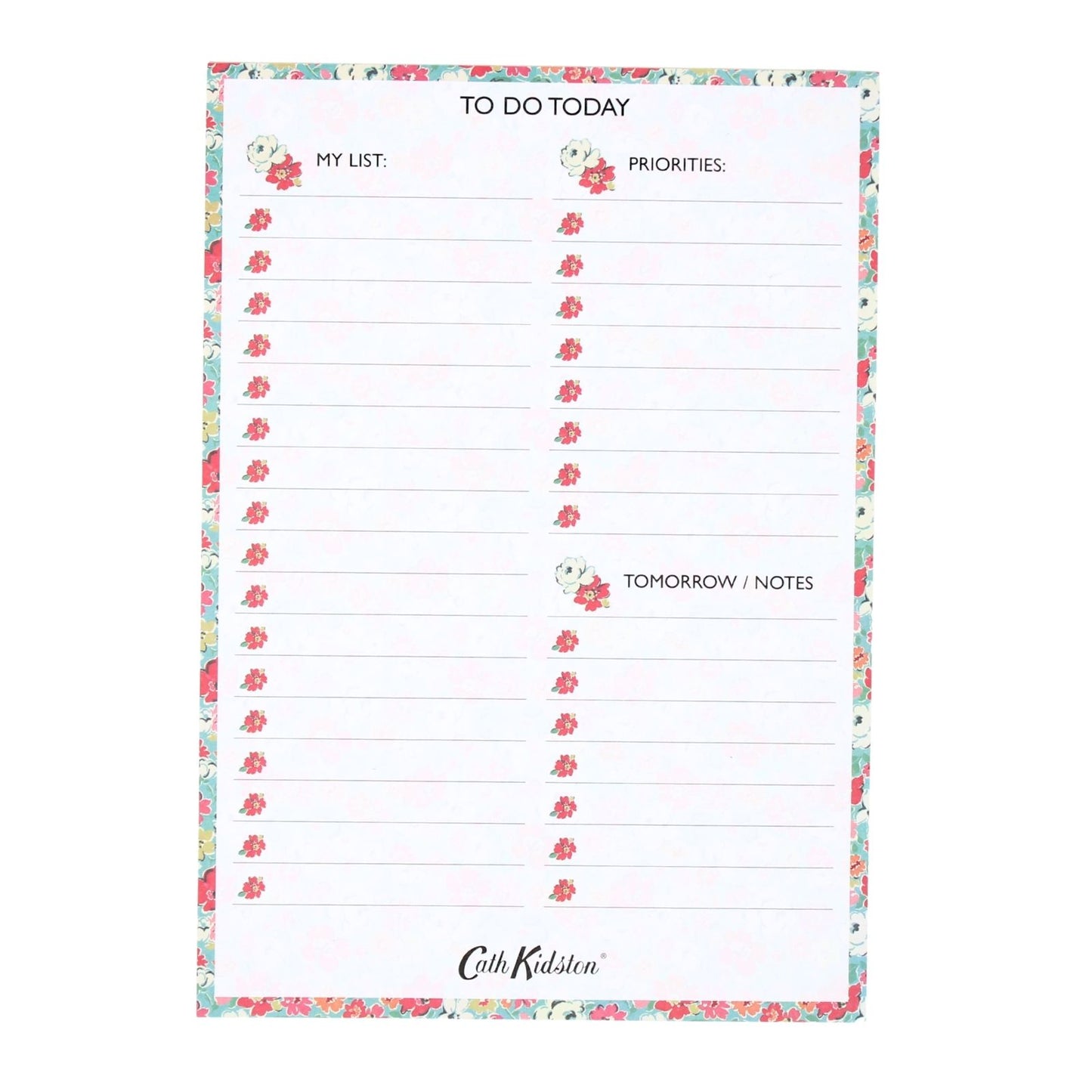Cath Kidston Stationery Floral Desk Planner To Do List Pad Organiser Gift Idea