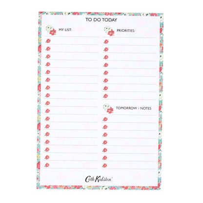 Cath Kidston Stationery Floral Desk Planner To Do List Pad Organiser Gift Idea