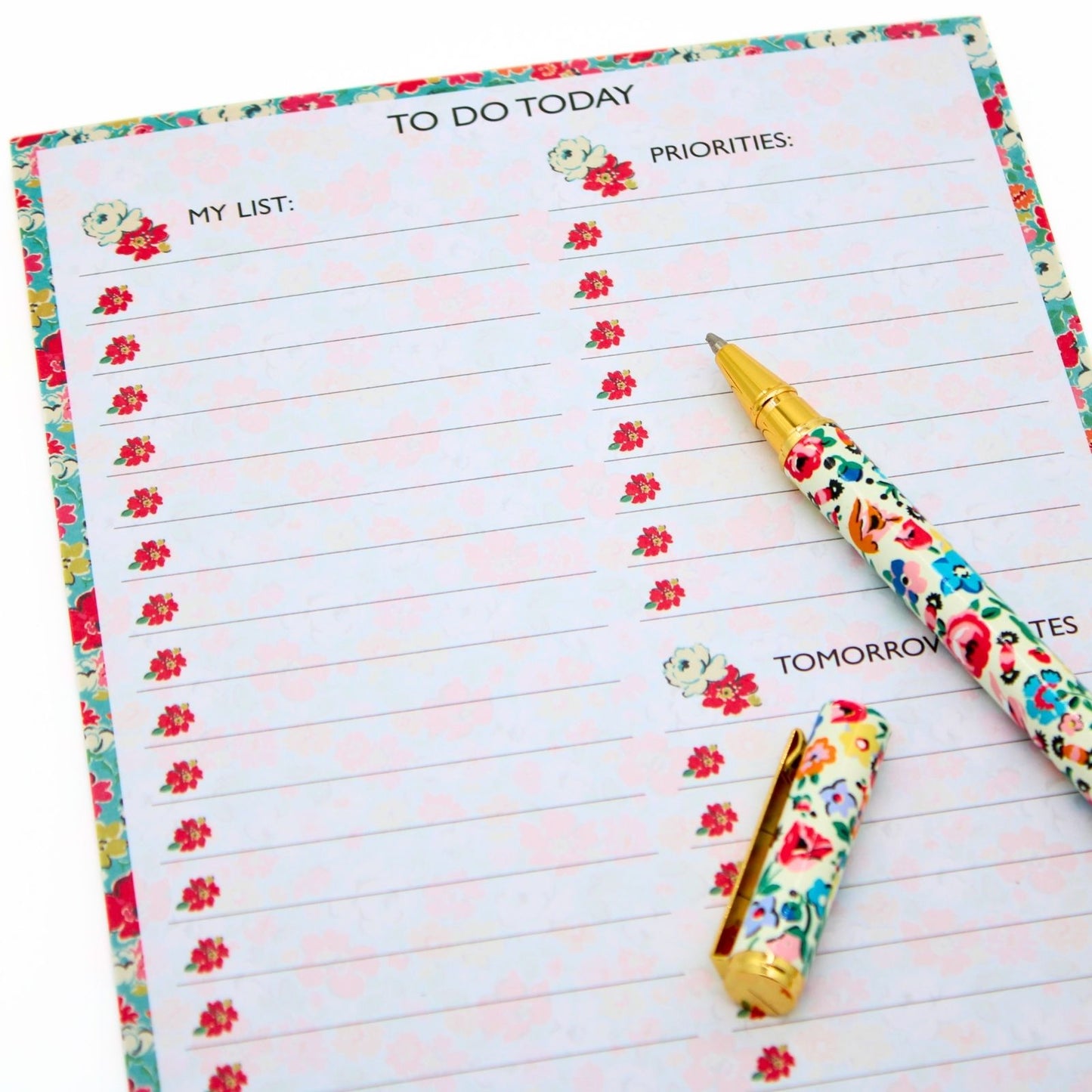 Cath Kidston Stationery Floral Desk Planner To Do List Pad Organiser Gift Idea