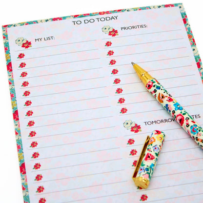 Cath Kidston Stationery Floral Desk Planner To Do List Pad Organiser Gift Idea