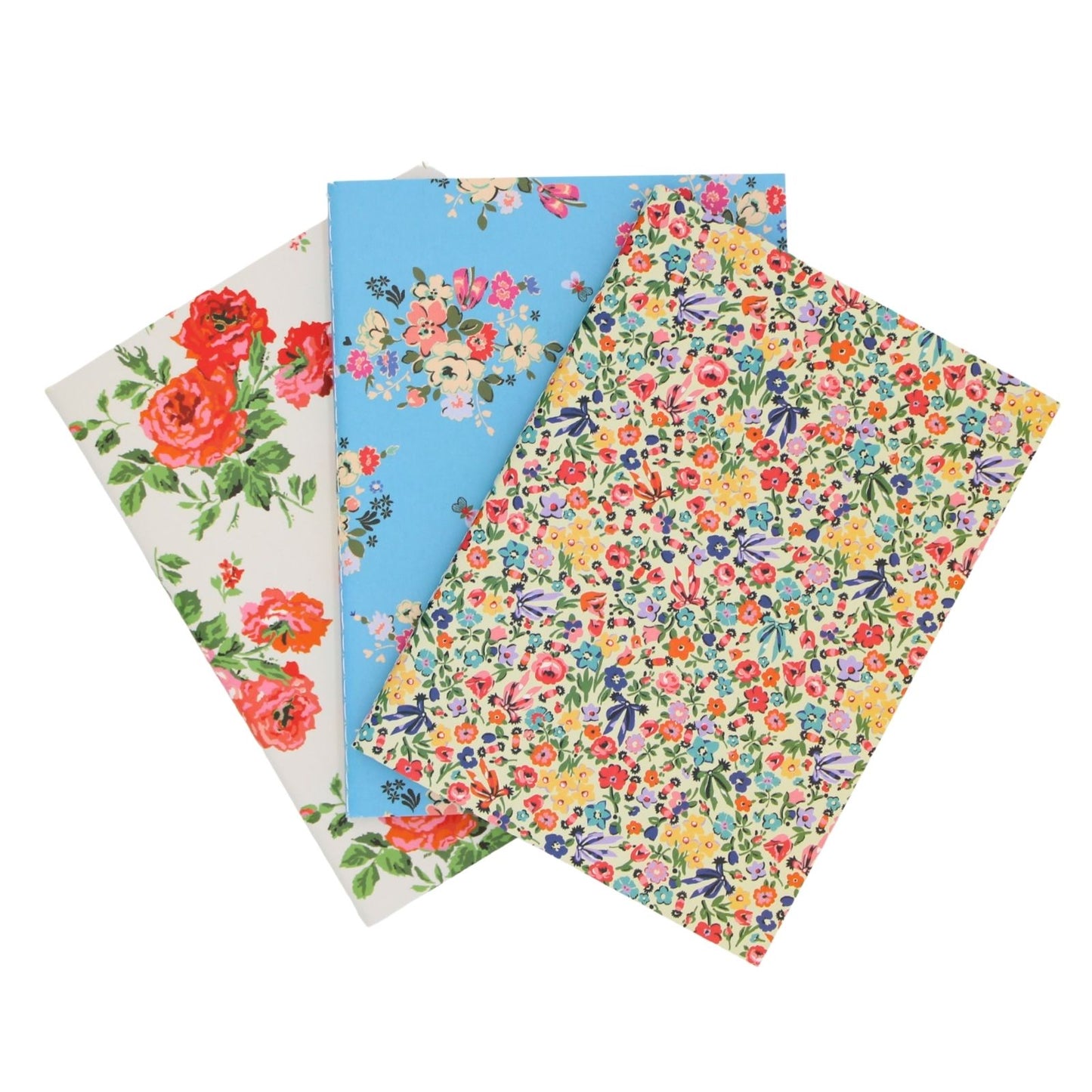 Cath Kidston Stationery 3 Pack A6 Pocket Notebooks Floral Notes Gift Idea