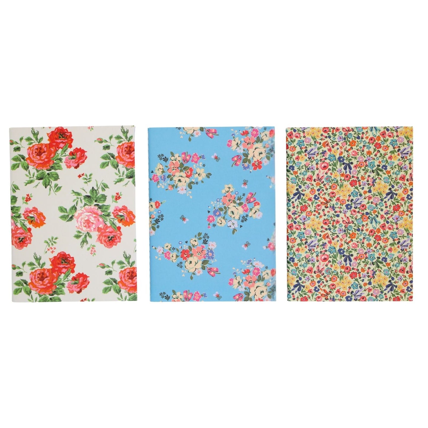 Cath Kidston Stationery 3 Pack A6 Pocket Notebooks Floral Notes Gift Idea